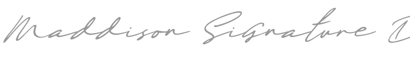 Maddison Signature